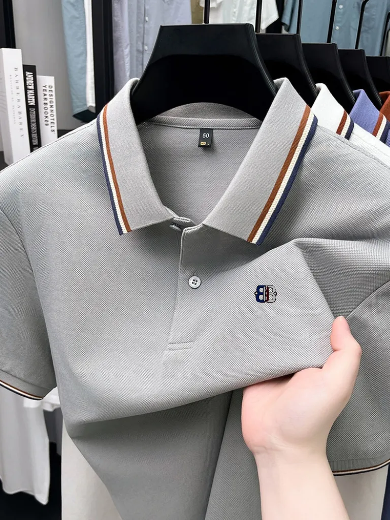 P140 26 Quality POLO ，100 ， Breathable ， LOGO， ⚡️ T ⚡️ ， ！Sizes：M-4XL（ 205 、 。